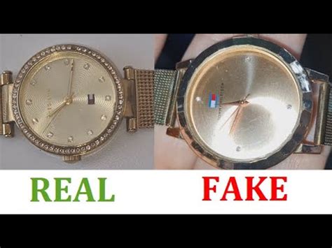 hiw to tell original tommy hilfiger watch from fake